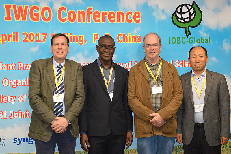 IWGO Convenors:
Left to right: Ulli Kuhlmann, Victor Clottey, Tom Sappington and Wang Zhenyeng (IWGO Conference 2017)