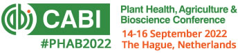 Plant Health, Agriculture & Bioscience Conference (PHAB2022), 14.-16.09.2022, The Hague, Netherlands