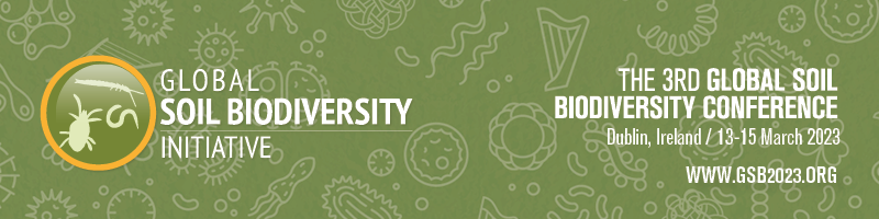 3rd Global Soil Biodiversity Conference (GSB 2023), 13-15 March 2023, Dublin, Ireland  (event logo)