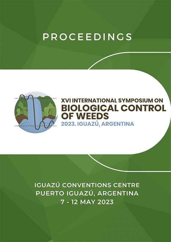 Proceedings of the XVI International Symposium on Biological Control of Weeds. Puerto Iguazú, Argentina, 7 – 12 May 2023: Cover