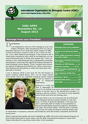 IOBC-APRS Newsletter, issue 14, Aug. 2023