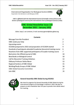 IOBC-Global Newsletter, latest issue)